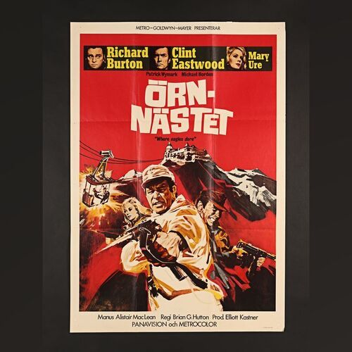 404. David Frangioni Collection: Swedish Poster, 1969 (First Release) ### WHERE EAGLES DARE (1968)