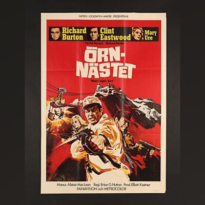 404. David Frangioni Collection: Swedish Poster, 1969 (First Release) ### WHERE EAGLES DARE (1968)
