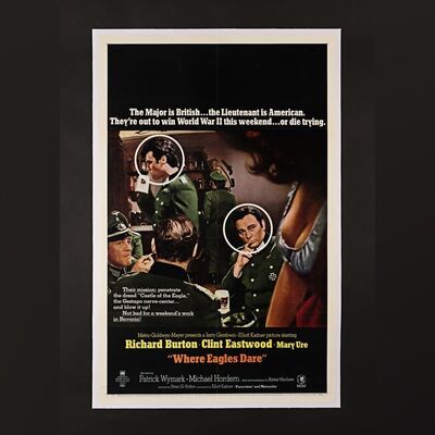 405. US One-Sheet, Style B - Linen-Backed, 1968 ### WHERE EAGLES DARE (1968)