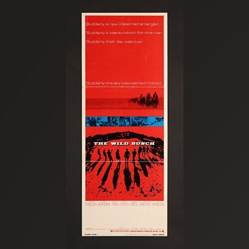 409. David Frangioni Collection: US Insert, 1969 ### THE WILD BUNCH (1969)