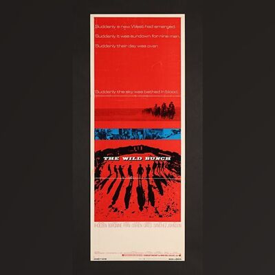 409. David Frangioni Collection: US Insert, 1969 ### THE WILD BUNCH (1969)