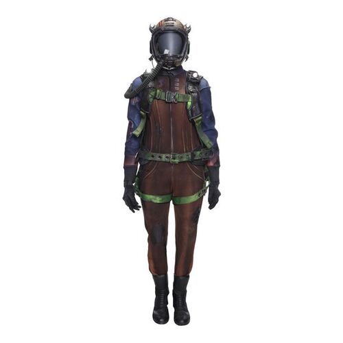 Lot # 3: The Expanse (2015-2022): Belter Loyalist "Stephanie" Complete Spacesuit with Light-up Helmet, Harness, Pack, and Light-up Boots