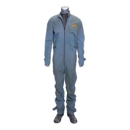 Lot # 16: The Expanse (2015-2022): James Holden's (Steven Strait) Season 1 Pur & Kleen Coveralls with Tycho Station Undershirt with Light-up Boots