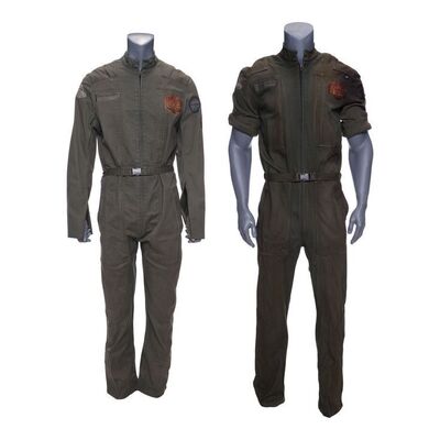 Lot # 33: The Expanse (2015-2022): Amos Burton's (Wes Chatham) Season 5 Jumpsuit and Beratnas Gas Stunt Jumpsuit