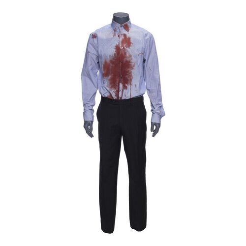 Lot # 35: The Expanse (2015-2022): Josephus Miller's (Thomas Jane) Bloody Shirt Costume
