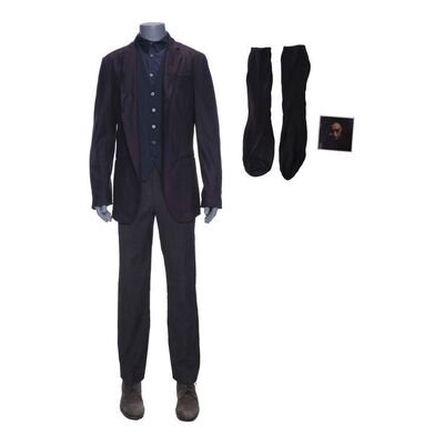 Lot # 40: The Expanse (2015-2022): Josephus Miller's (Thomas Jane) Season 2 Costume with Money Socks and Julie Photo