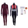 Lot # 52: The Expanse (2015-2022): Naomi Nagata's (Dominique Tipper) Handball Athletic Wear and Red Coveralls with Comm Device and Decals