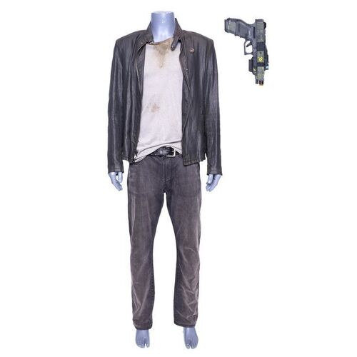 Lot # 55: The Expanse (2015-2022): Sematimba's "Semi" (Kevin Hanchard) CPM Dock Inspector Costume with Pistol