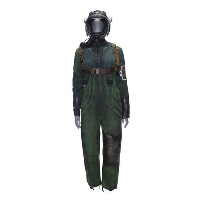 Lot # 59: The Expanse (2015-2022): Eros Station Belter Spacesuit with Light-up Helmet, Harness and ID Band