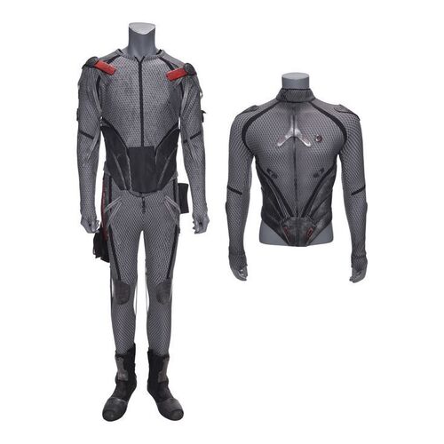 Lot # 63: The Expanse (2015-2022): Private Sa'id's (Dewshane Williams) Goliath Undershirt with Extra Jacket and Light-up Booties