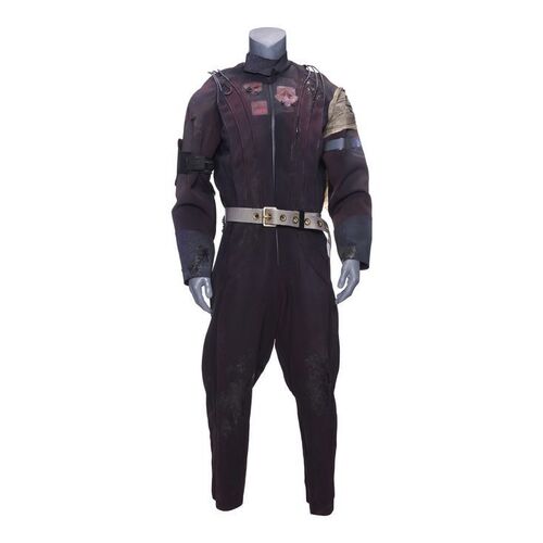 Lot # 66: The Expanse (2015-2022): Belter Loyalist Vac Suit with Hip Thrusters and Accessories
