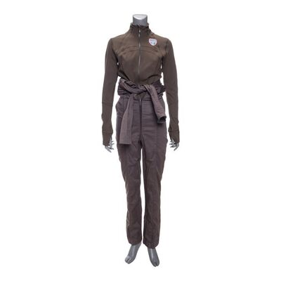 Lot # 73: The Expanse (2015-2022): Camina Dummer's (Cara Gee) Jumpsuit and Belt with Additional Jacket