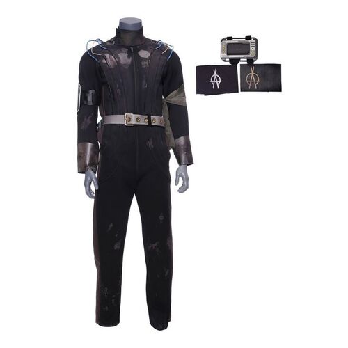 Lot # 78: The Expanse (2015-2022): Belter Loyalist Vac Suit with Hip Thrusters and Accessories