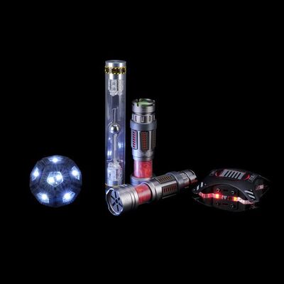 Lot # 79: The Expanse (2015-2022): Josephus Miller's (Thomas Jane) Explosives with Detonator Charges Assortment and Light-up Ball