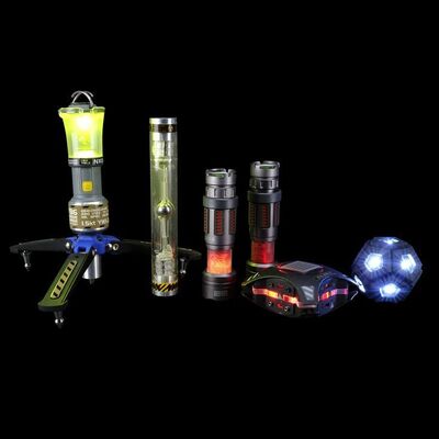 Lot # 84: The Expanse (2015-2022): Josephus Miller's (Thomas Jane) Explosives with Detonator Charges Assortment and Light-up Ball