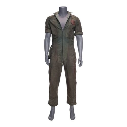 Lot # 100: The Expanse (2015-2022): Amos Burton's (Wes Chatham) Season 2 Bloody Rocinante Coveralls