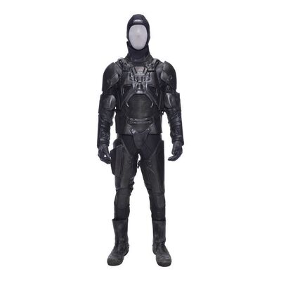 Lot # 108: The Expanse (2015-2022): Amos Burton's Stunt MCRN Light Armor with Pack and Light-up Boots