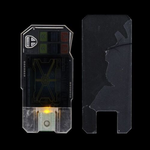 Lot # 111: The Expanse (2015-2022): Tycho Station Belter Comm Device and Distressed Screen Belter Comm Device