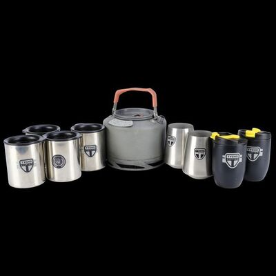 Lot # 113: The Expanse (2015-2022): Tycho Station Tea Set and Coffee Mugs