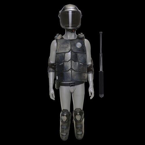 Lot # 126: The Expanse (2015-2022): UN Riot Armor Components with Baton