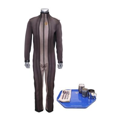Lot # 136: The Expanse (2015-2022): Savage Industries Vac Suit and UNN Thomas Prince Mess Hall Assortment