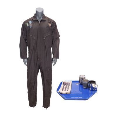 Lot # 144: The Expanse (2015-2022): Savage Industries Coveralls and UNN Thomas Prince Mess Hall Assortment