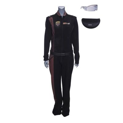 Lot # 159: The Expanse (2015-2022): Roberta "Bobbie" Draper's (Frankie Adams) Season 3 Bloody Xvesen Ship MCRN Uniform