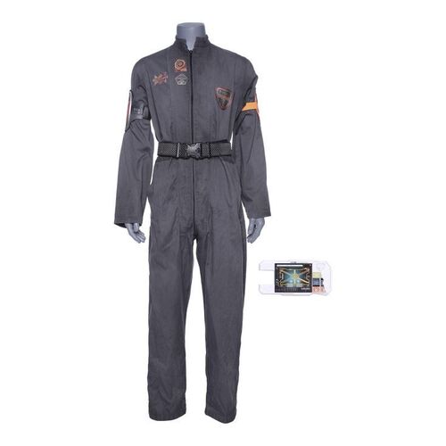 Lot # 160: The Expanse (2015-2022): Tycho Station Belter Coveralls with ID Arm Band and Comm Device