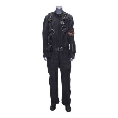 Lot # 162: The Expanse (2015-2022): Behemoth OPA Uniform with Harness, Holster, and Light-up Boots