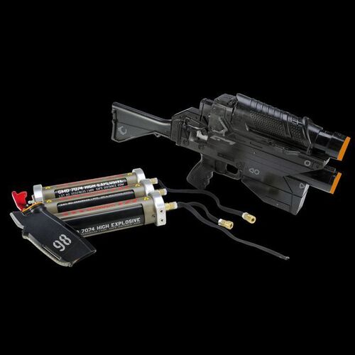 Lot # 164: The Expanse (2015-2022): Belter Settler Detonator, Bombs, and Double Barrelled Granade Launcher