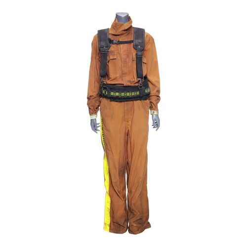 Lot # 185: The Expanse (2015-2022): Roberta "Bobbie" Draper's (Frankie Adams) Karidhal Salvage Coveralls