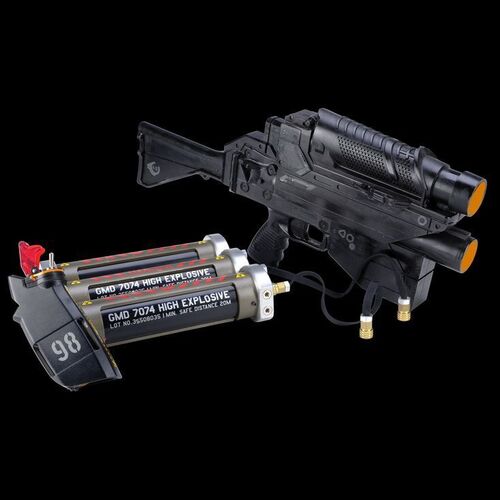 Lot # 191: The Expanse (2015-2022): Belter Settler Detonator, Bombs, and Double Barrelled Granade Launcher