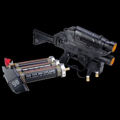 Lot # 191: The Expanse (2015-2022): Belter Settler Detonator, Bombs, and Double Barrelled Granade Launcher