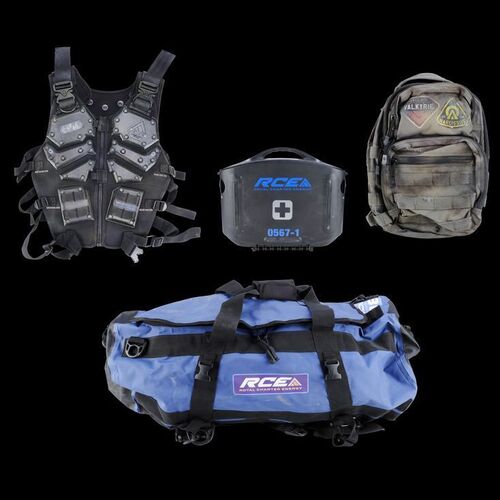 Lot # 196: The Expanse (2015-2022): New Terra RCE Medical Case, Vest, and Bags