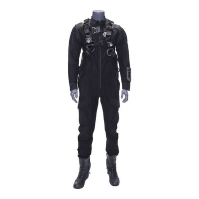 Lot # 207: The Expanse (2015-2022): Klaes Ashford's (David Strathairn) Captain's Uniform with Harness and Light-up Boots