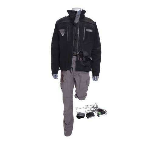 Lot # 211: The Expanse (2015-2022): Murtry's (Burn Gorman) Bloody New Terra Costume with Armor Vest