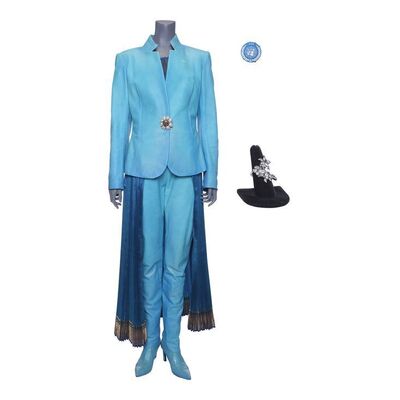 Lot # 220: The Expanse (2015-2022): Chrisjen Avasarala's (Shoreh Aghdashloo) Video Conference with Nancy Gao Costume