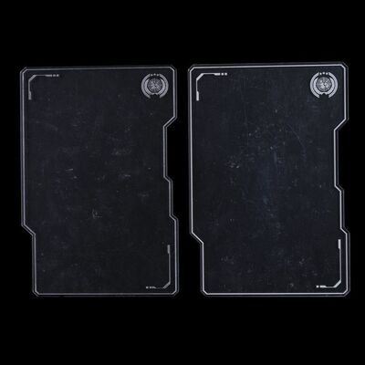 Lot # 223: The Expanse (2015-2022): UN Logo Tablets Style A and B