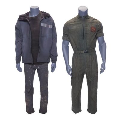 Lot # 224: The Expanse (2015-2022): Amos Burton's (Wes Chatham) Season 5 Jumpsuit with Earth Costume Components