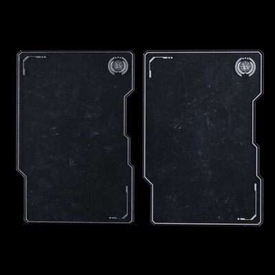 Lot # 230: The Expanse (2015-2022): UN Logo Tablets Style A and B