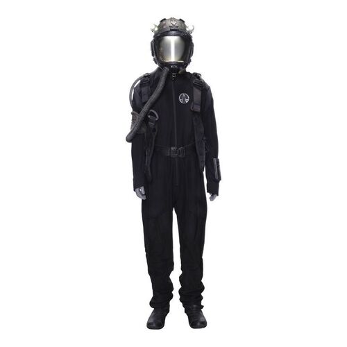 Lot # 236: The Expanse (2015-2022): Tynan Ship OPA Uniform Spacesuit with Light-up Helmet, Harness, and Light-up Boots