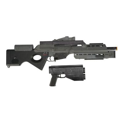 Lot # 239: The Expanse (2015-2022): Thug UN Rifle with Belter Pistol