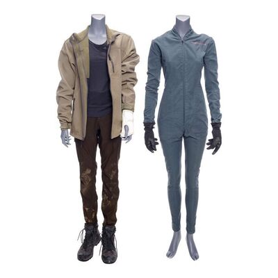Lot # 243: The Expanse (2015-2022): Clarissa "Peaches" Mao's (Nadine Nicole) Season 6 Rocinante Coveralls with Season Five Earth Costume