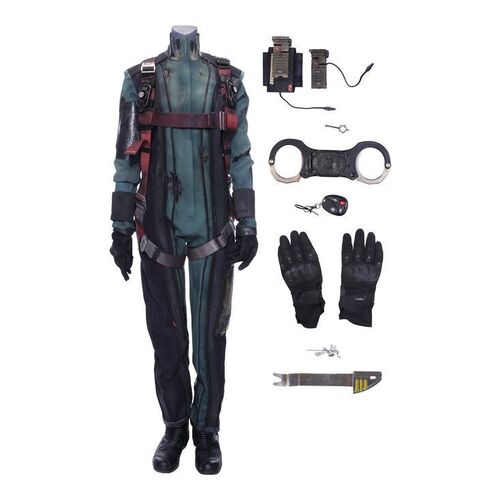 Lot # 248: The Expanse (2015-2022): Naomi Nagata's (Dominique Tipper) Bloody Chetzemoka Vac Suit with Light-up Boots and Survival Tools