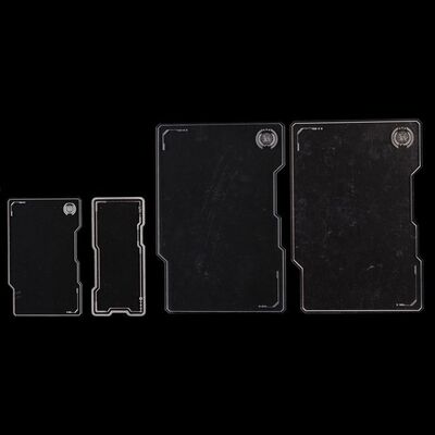 Lot # 249: The Expanse (2015-2022): UN Logo Tablets Style A and B, Small Tablet, and UN Comm