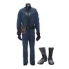 Lot # 252: The Expanse (2015-2022): Marco Inaros' (Keon Alexander) Pella Ship Coveralls with Light-up Boots
