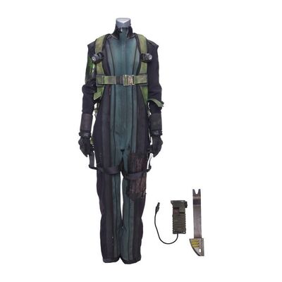 Lot # 254: The Expanse (2015-2022): Naomi Nagata's (Dominique Tipper) Chetzemoka Vac Suit, Harness, and Survival Tools