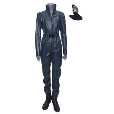 Lot # 264: The Expanse (2015-2022): Chrisjen Avasarala's (Shoreh Aghdashloo) Flightsuit with Light-up Boots