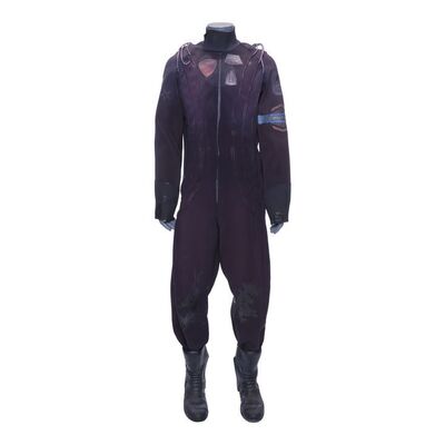 Lot # 273: The Expanse (2015-2022): Azure Dragon Ship Pilot Vac Suit with Light-up Boots