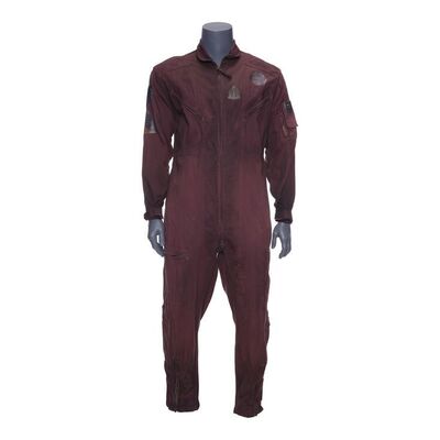 Lot # 280: The Expanse (2015-2022): Filip Inaros' (Jasai Chase Owens) Red Jumpsuit